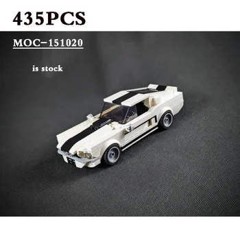 2023 Nová MOC-151020 GT350 SC Závodní Model Modulární Hračky Zábavné Auto 435PCS Stavební Bloky Hračky, Děti, Dárek k Narozeninám DIY Vánoční Dárek