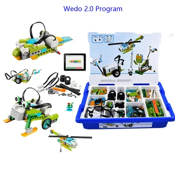 280Pcs/Mnoho High-Tech WeDo 3.0 Robotiky Konstrukce Stavební Bloky Kompatibilní s legoin Wedo 2.0 Vzdělávací DIY hračky 45300
