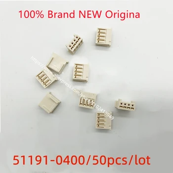 50ks/lot Molex konektor 511910400 51191-0400 4PIN plastové skořepiny původní místo.