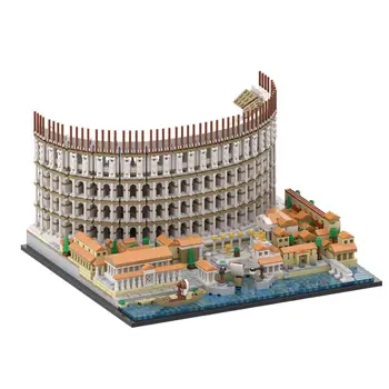 Amphitheatrum Flavium/ Koloseum Model 3959 Kusů Budovy Hračky Nastavit MOC Stavět