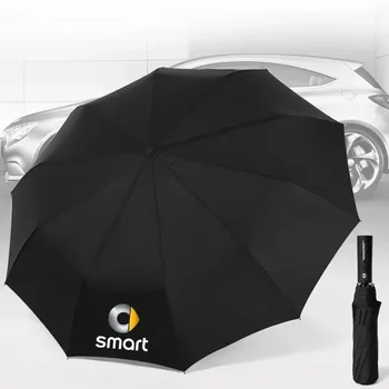 Auto Plně Automatický Skládací Slunečník Deštník Pro Smart 451 452 453 450 454 Roadster Fortow EV Forfour EV Inteligentní EQ Příslušenství