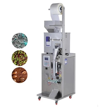 Automatické Vertikální Form Balicí Stroj pro Granule, Prášek Rýže Cukr, Káva, Sáček Čaje Balení Stroj, Výplň a Těsnění Stroje