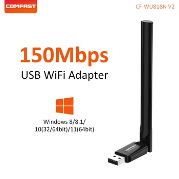 COMFAST 150Mbps Bezdrátový WiFi Adaptér USB Síťové Karty 2,4 Ghz 802.11 b/g/n Disk-zdarma High-gain Rotující Antény Přijímač Pro PC