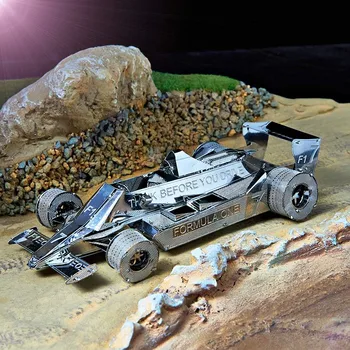 DIY 3D Kovové Puzzle F1 Závodní Auto Šampion Vozidla Model Stavebnice Puzzle Hračky pro Kluky Dárky Domů Deocration