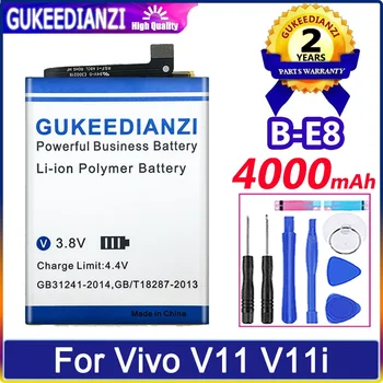 GUKEEDIANZI Baterie B-E8 4000mAh Pro Vivo 1806 V1813T V1813A V11 V11i Y97 Mobilní Telefon Bateria