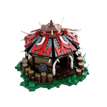 Moc Herní Série World of Warcrafted Skřetí Tábor Kmenové Budově Dům Building Block Model stavebnice pro Kluky, dětské Hračky