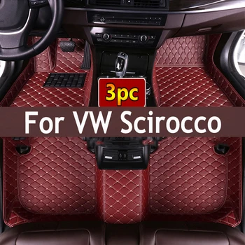 Vlastní Auto podlahové rohože pro Volkswagen VW Scirocco 2009 2010 2011 2012 2013 2014 2015 2016 2017 auto nohy Podložky automobilové koberce